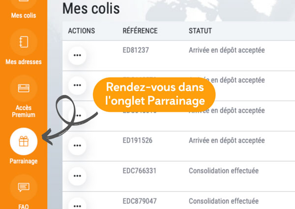 Comment s’inscrire au programme de parrainage ?