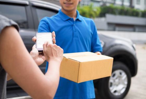 livraison avec code de sécurité